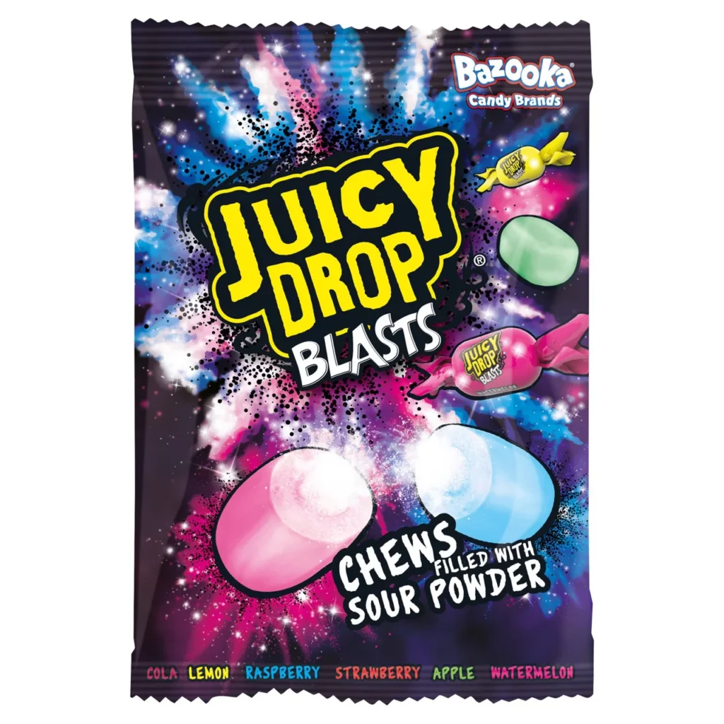 Juicy Drop Blasts Chews With Sour Powder