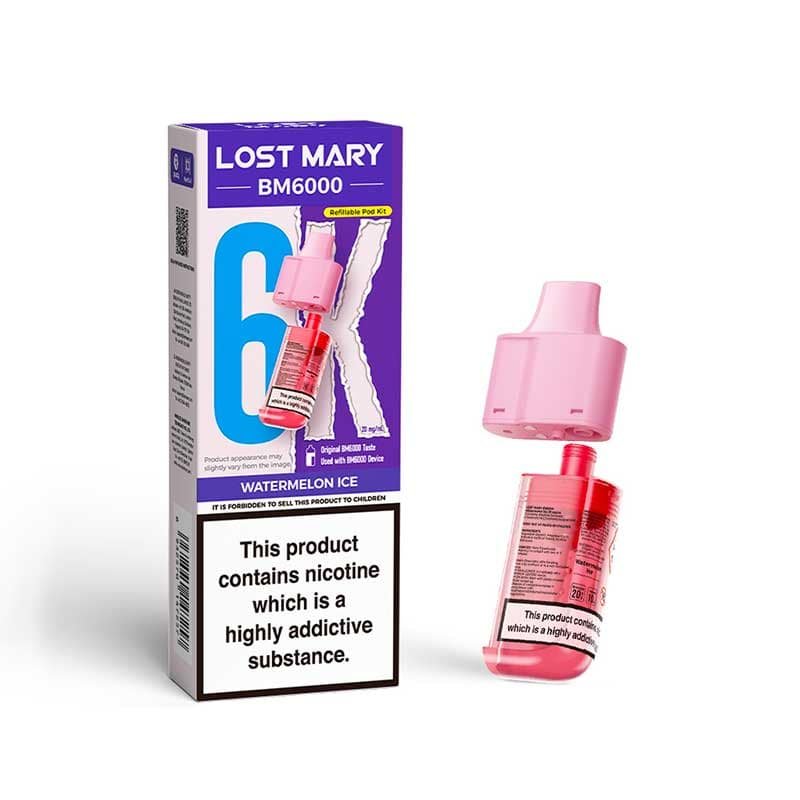 lost mary 6000-pre filled pods